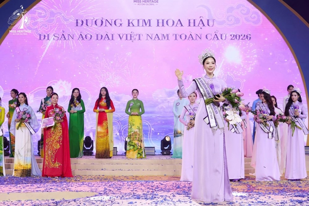 Hoa hậu Di sản Áo dài Việt Nam toàn cầu 2026 tôn vinh áo dài Việt - ảnh 1