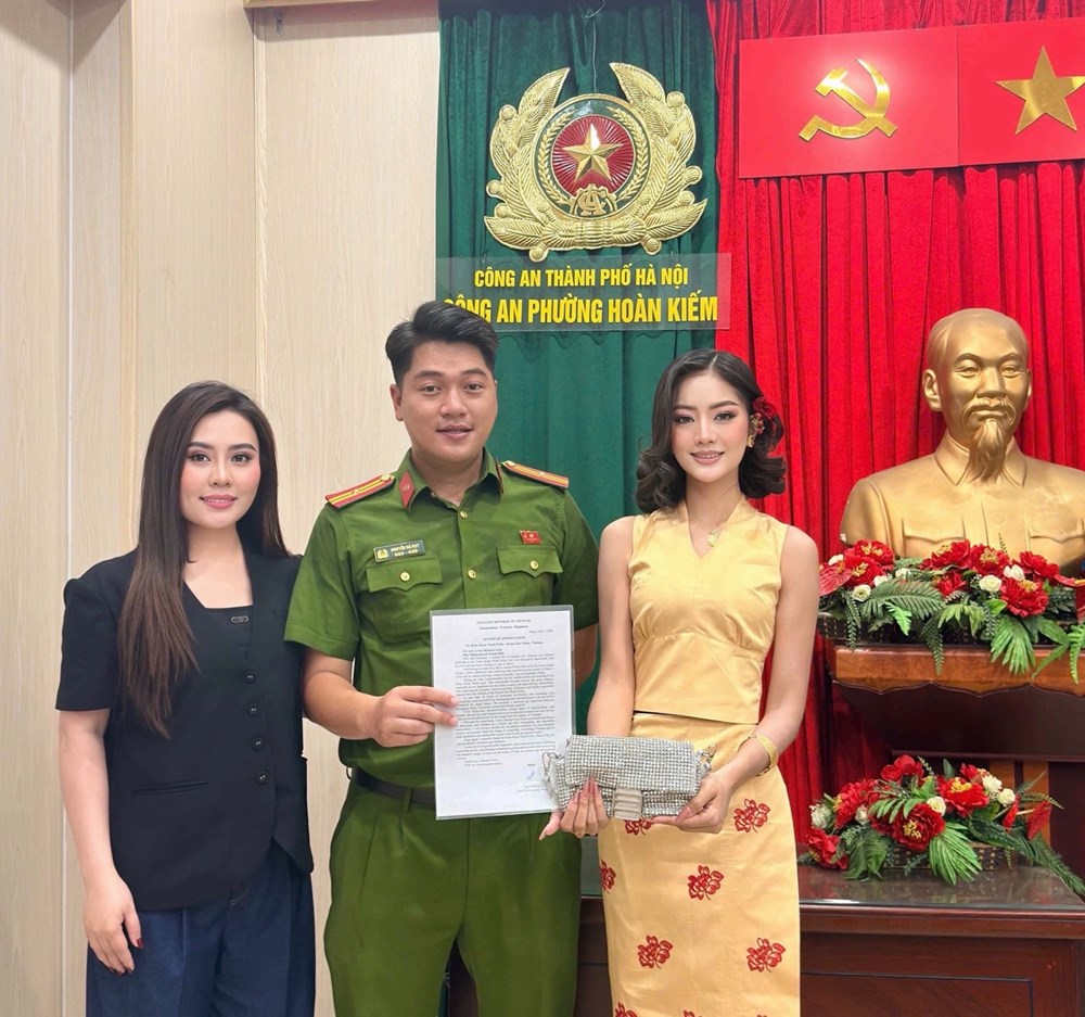 Niềm vui bất ngờ của tân Hoa hậu Soe Myintzu Lwin từ Công an TP. Hà Nội - ảnh 1