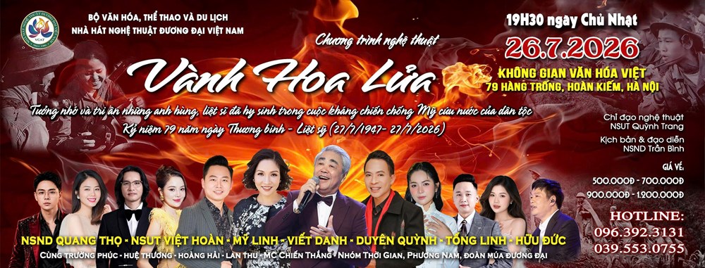 Đêm nhạc “Vành hoa lửa” thắp sáng truyền thống “Uống nước nhớ nguồn“ - ảnh 1