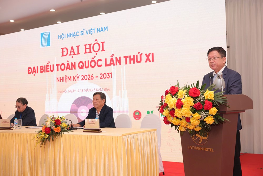 Nhạc sĩ Nguyễn Đức Trịnh tái đắc cử Chủ tịch Hội Nhạc sĩ Việt Nam - ảnh 4