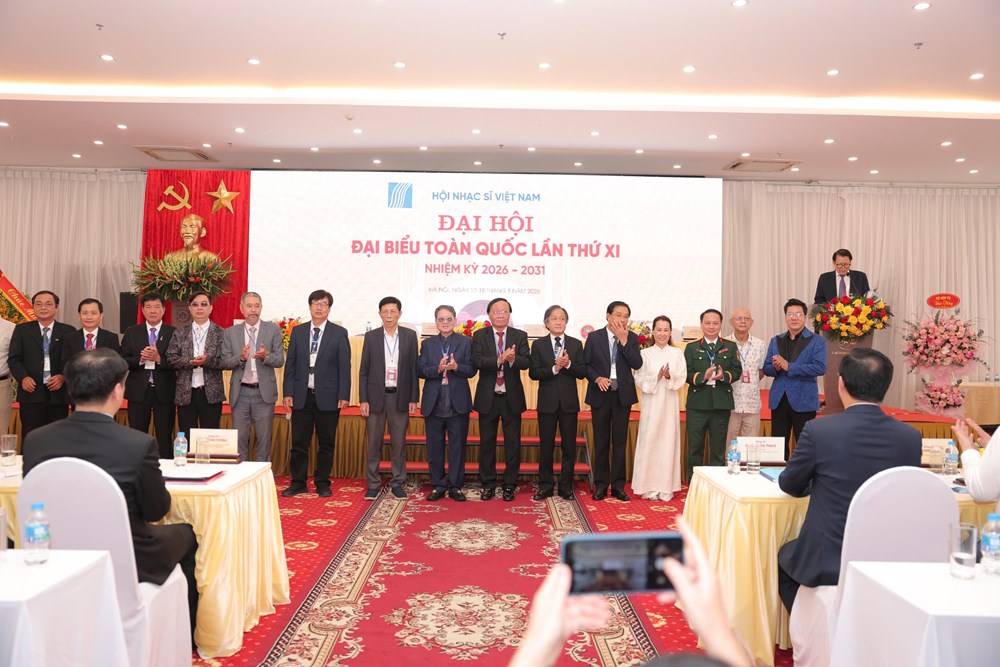 Nhạc sĩ Nguyễn Đức Trịnh tái đắc cử Chủ tịch Hội Nhạc sĩ Việt Nam - ảnh 6