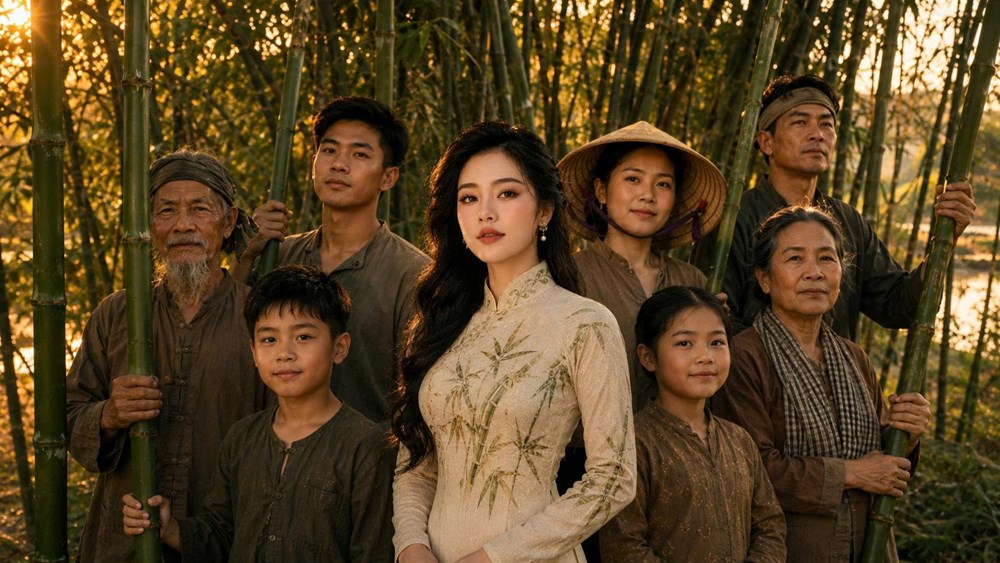 Cây tre Việt Nam “bước vào” thế giới AI trong MV “Tre Việt Nam” - ảnh 2
