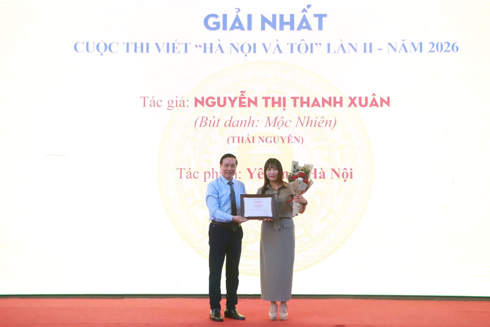 Tổng kết và trao giải cuộc thi viết “Hà Nội & Tôi” lần thứ II - ảnh 3