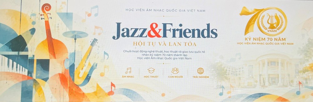 Lần đầu tiên gần 100 nghệ sĩ Jazz trong nước và quốc tế hội tụ, lan tỏa bản sắc Việt - ảnh 1