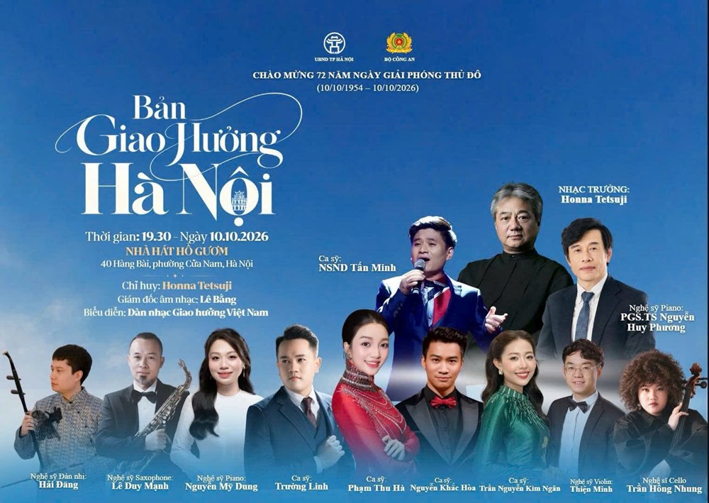“Bản giao hưởng Hà Nội”: Ngân vang dòng chảy nghìn năm văn hiến - ảnh 1