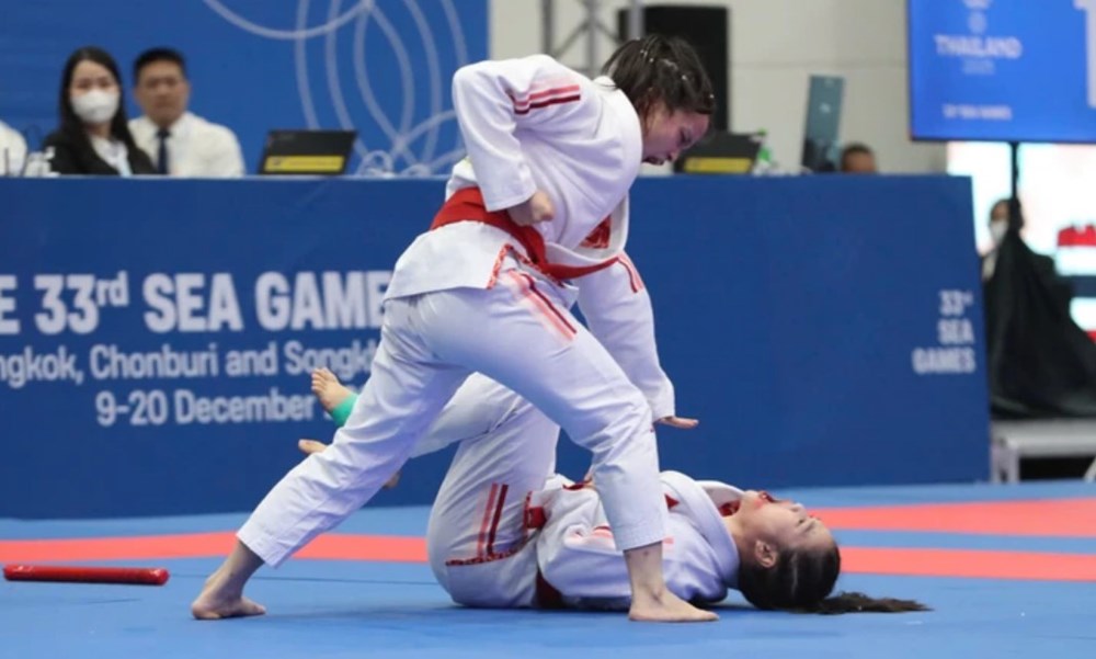 Jujitsu giành tấm huy chương đầu tiên cho Đoàn Thể thao Việt Nam tại SEA Games 33 - ảnh 1