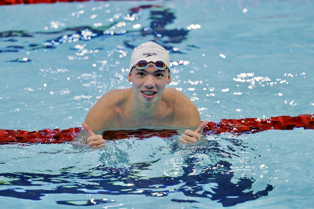 Kình ngư Huy Hoàng hoàn tất cú đúp HCV tại SEA Games 33 - ảnh 2