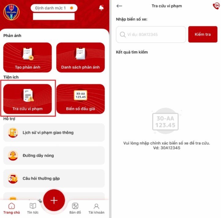 Tra cứu phạt nguội dễ dàng qua ứng dụng VNeTraffic - ảnh 2