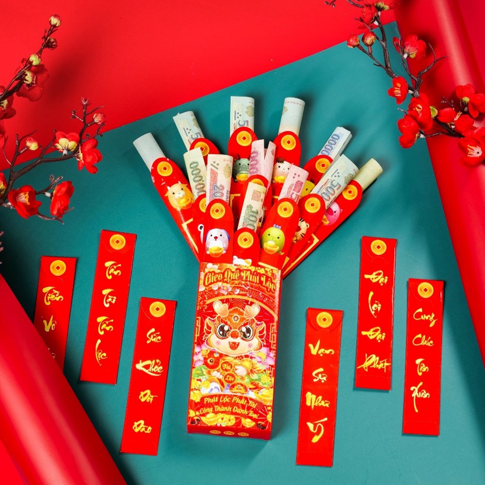 Những mẫu bao lì xì đang lên ngôi dịp Tết Bính Ngọ 2026 - ảnh 5