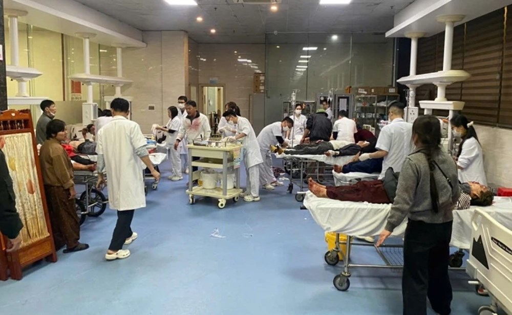 Tình hình sức khỏe các nạn nhân trong vụ ném mìn ở Thanh Hoá mùng 2 Tết - ảnh 2