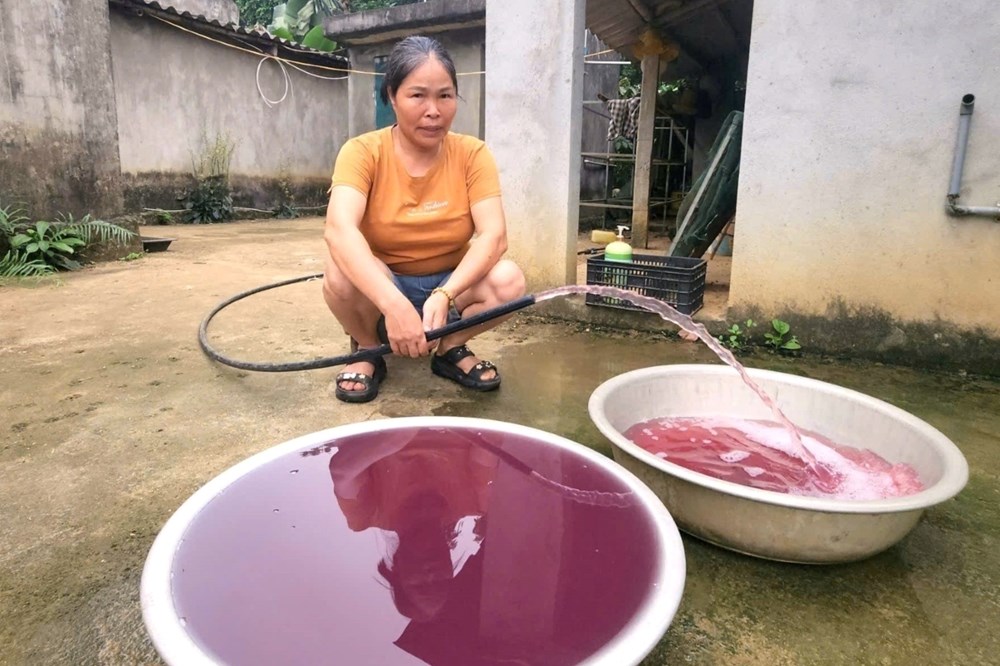 Nước giếng đổi màu tím bất thường ở Thanh Hóa: Xử phạt doanh nghiệp 1,5 tỉ đồng - ảnh 2