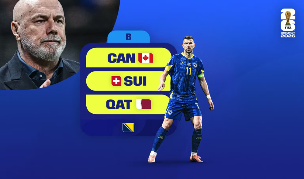 Lịch thi đấu của đội tuyển Bosnia & Herzegovina tại World Cup 2026: Lời cầu nguyện được đáp lại - ảnh 1