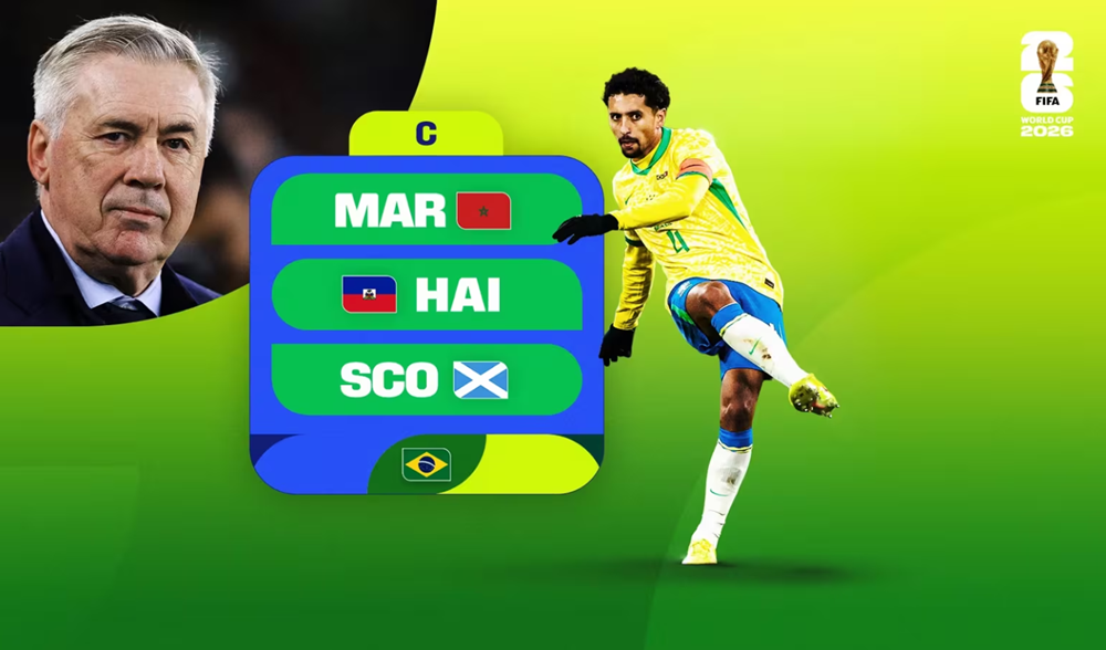 Lịch thi đấu của đội tuyển Brazil tại World Cup 2026: Khát vọng chinh phục chiếc cup vàng thứ sáu - ảnh 1