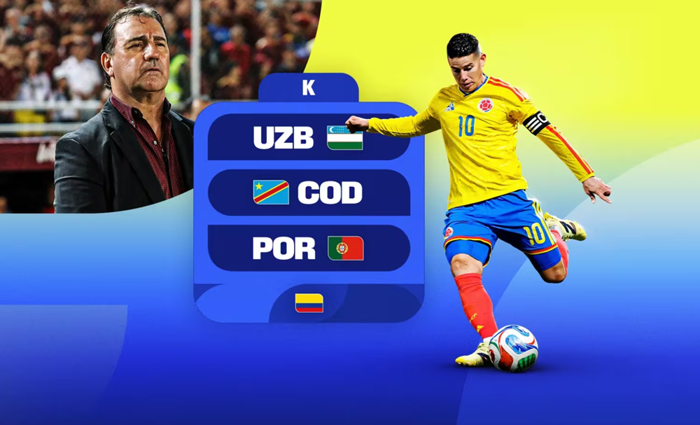 Lịch thi đấu của đội tuyển Colombia tại World Cup 2026: Tham vọng tái hiện kì tích - ảnh 1