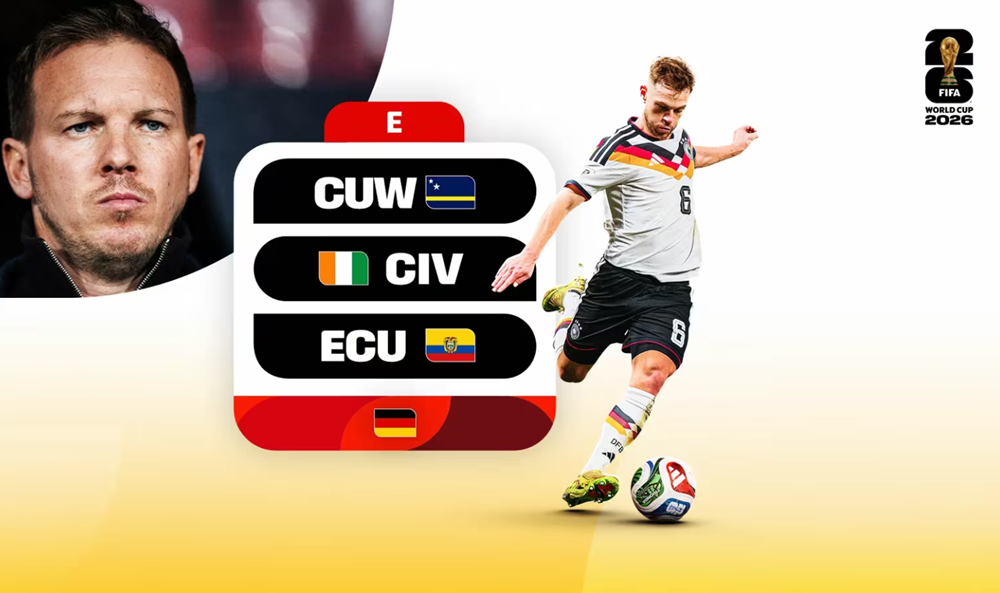 Lịch thi đấu của đội tuyển Đức tại World Cup 2026: “Cỗ xe tăng” tham vọng tìm lại vị thế - ảnh 1