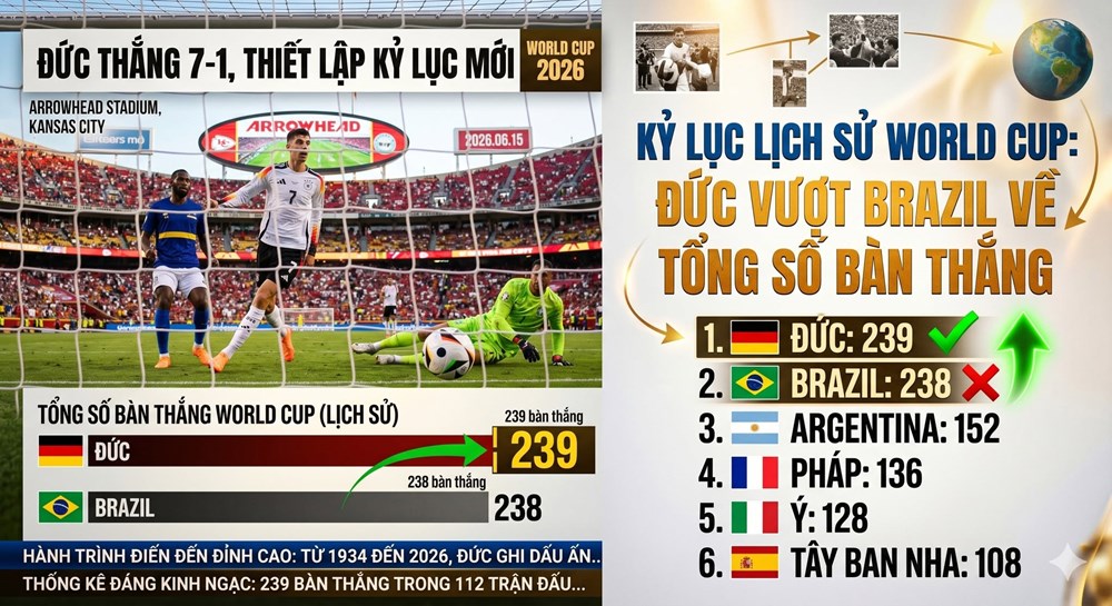 Đức lập kỉ lục trong trận thắng đậm 7-1 trước Curacao - ảnh 3