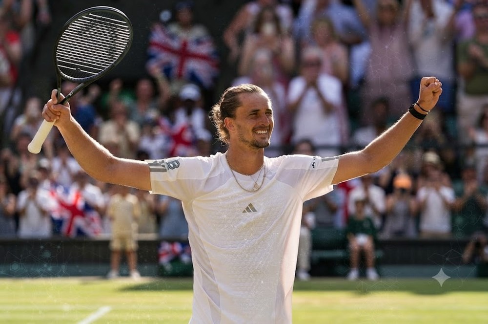 Alexander Zverev lần đầu vào bán kết Wimbledon  - ảnh 1