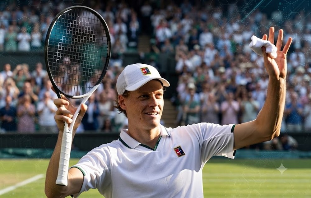 Jannik Sinner đánh bại Djokovic để tái đấu Zverev tại chung kết Wimbledon - ảnh 1