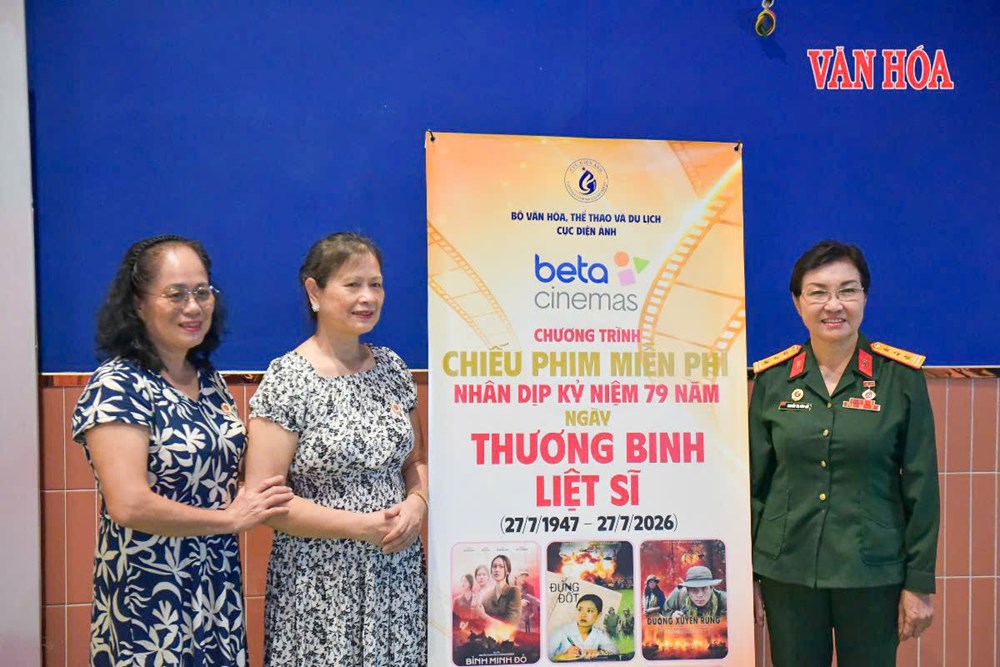 Lãnh đạo Bộ VHTTDL khảo sát các rạp chiếu trong Tuần phim dịp Kỷ niệm 79 năm Ngày Thương binh - Liệt sĩ - ảnh 3