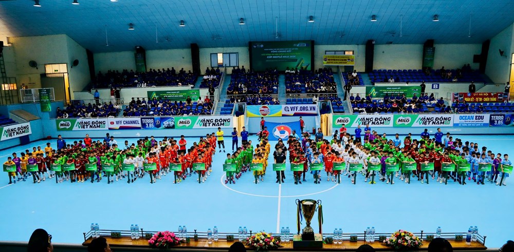 Khai mạc VCK Giải bóng đá Nhi Đồng (U11) Toàn quốc Cúp Nestlé MILO 2026 - ảnh 1