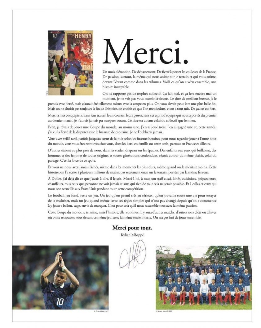 Kylian Mbappe viết tâm thư đầy xúc động sau World Cup 2026 - ảnh 2