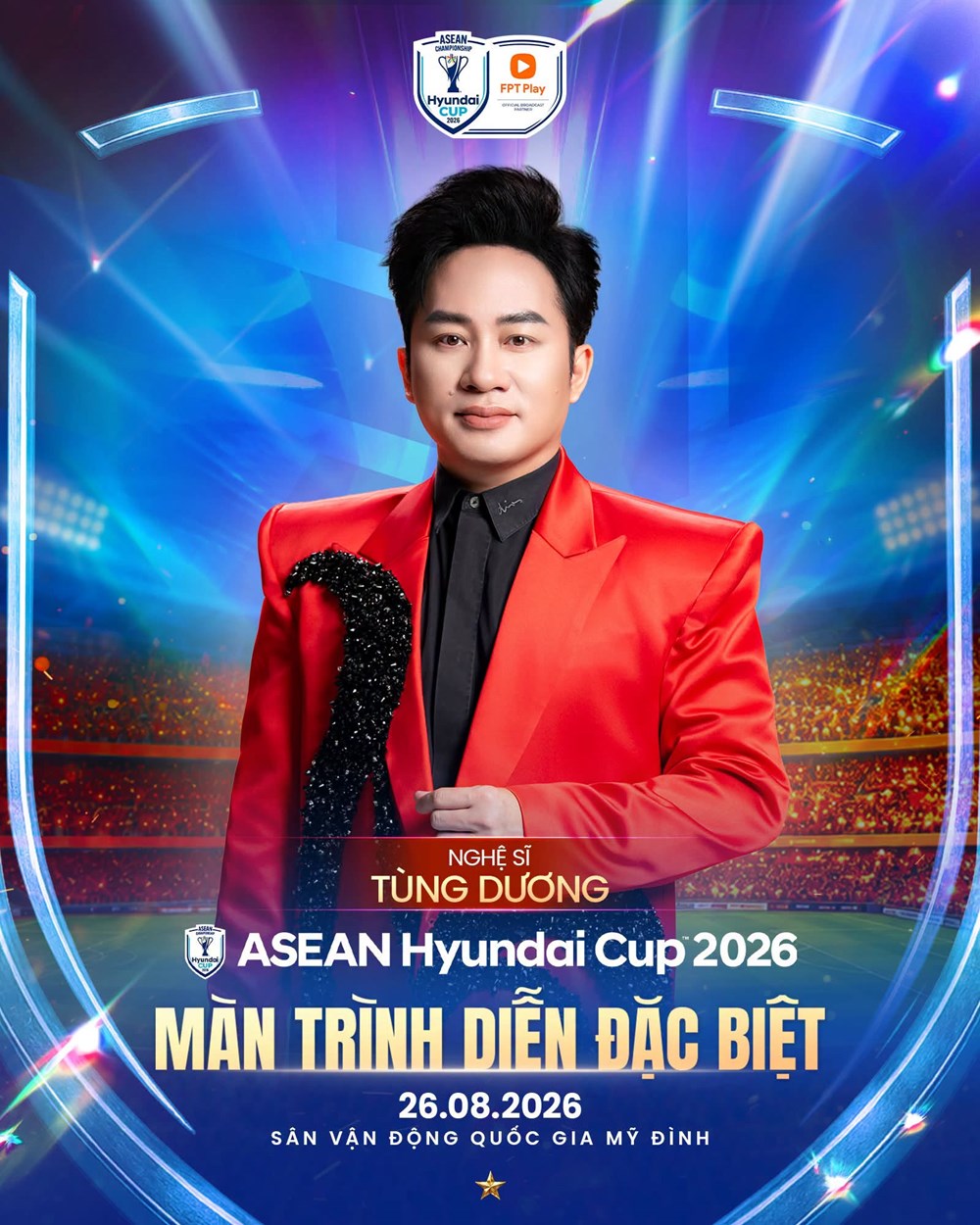 Tùng Dương sẽ biểu diễn ở trận chung kết lượt về ASEAN Cup 2026  - ảnh 1