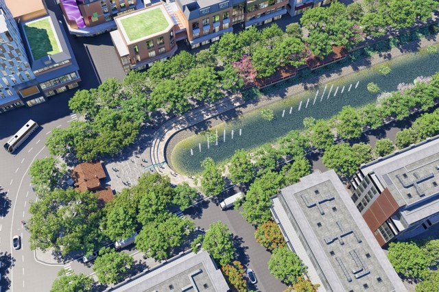 Hà Nội khởi công dự án nghìn tỉ ven sông Tô Lịch: Nhà đầu tư lớn lộ diện - ảnh 1