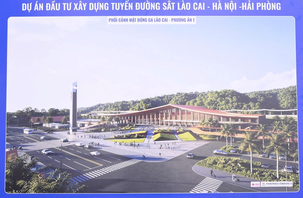 Khởi công hạ tầng ga tuyến đường sắt Lào Cai - Hà Nội - Hải Phòng - ảnh 3