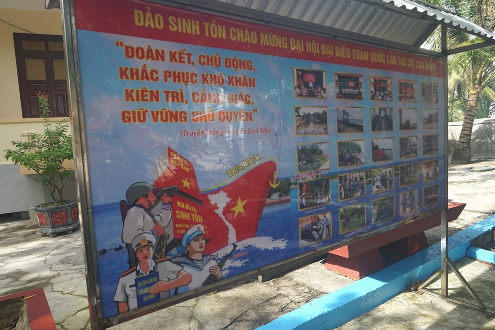 [Ảnh] Quân và dân Trường Sa hướng về Đại hội đại biểu toàn quốc lần thứ XIV của Đảng - ảnh 6