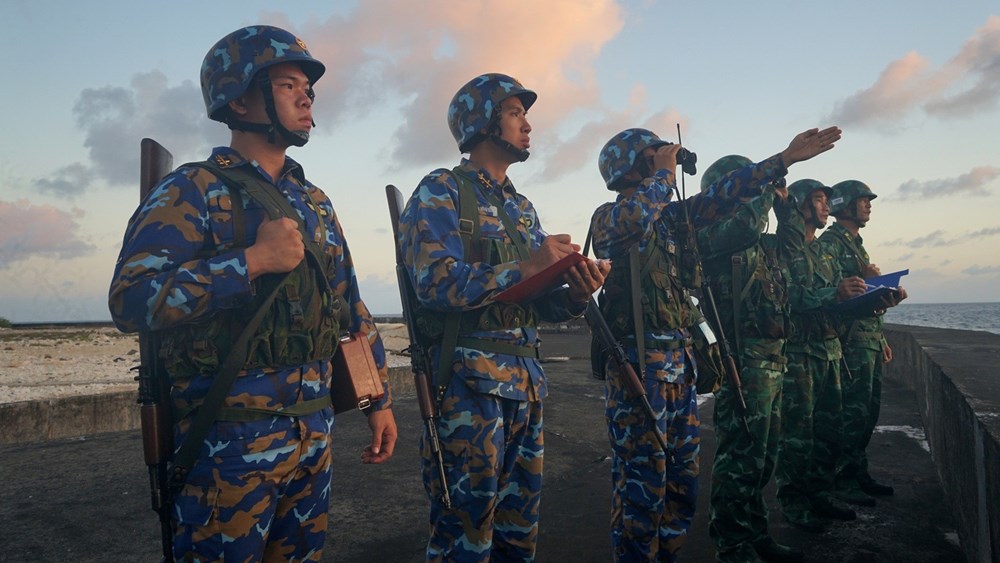 [Ảnh] Quân và dân Trường Sa hướng về Đại hội đại biểu toàn quốc lần thứ XIV của Đảng - ảnh 8