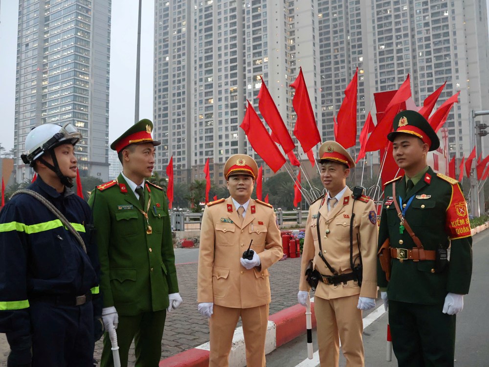 Hà Nội bảo đảm an ninh, an toàn giao thông phục vụ khai mạc Đại hội XIV của Đảng - ảnh 1