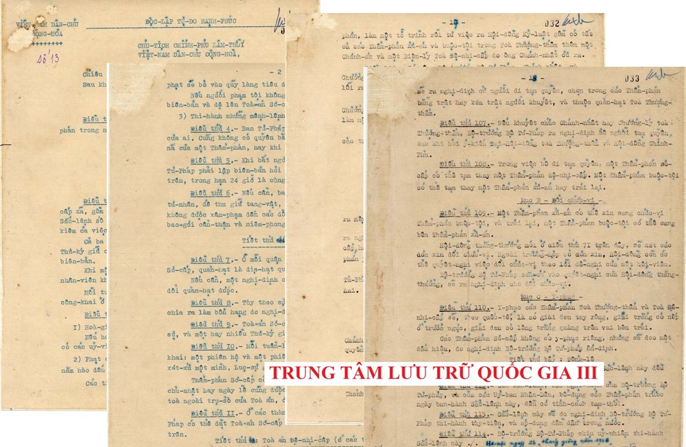 Chủ tịch Hồ Chí Minh ký Sắc lệnh đặt nền móng Tư pháp Việt Nam - ảnh 1