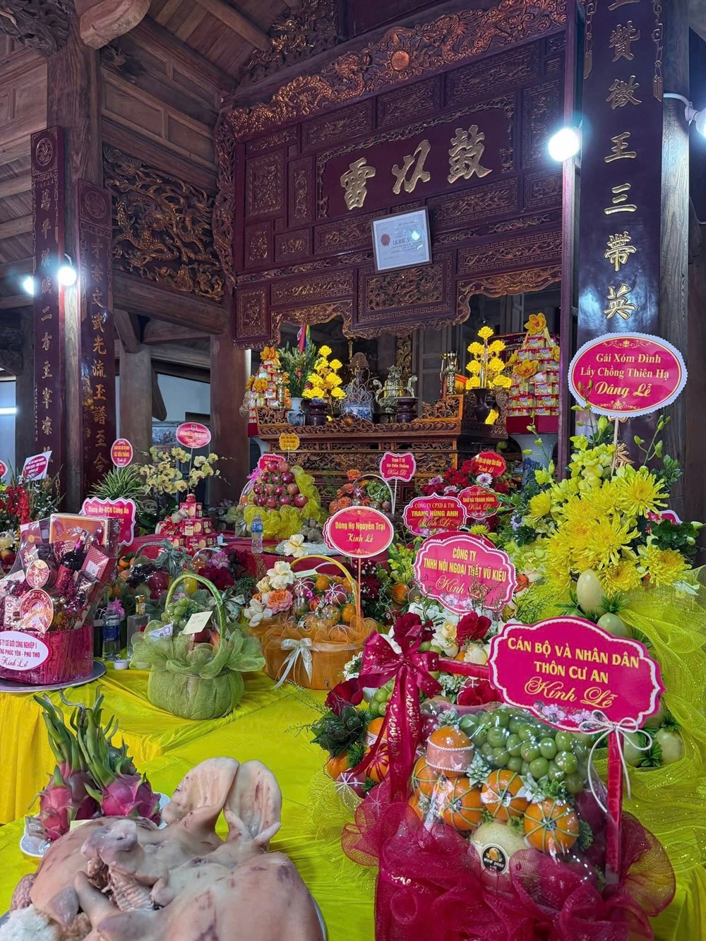 Lễ khánh thành trùng tu Di tích lịch sử Quốc gia đình Văn Lôi - ảnh 3