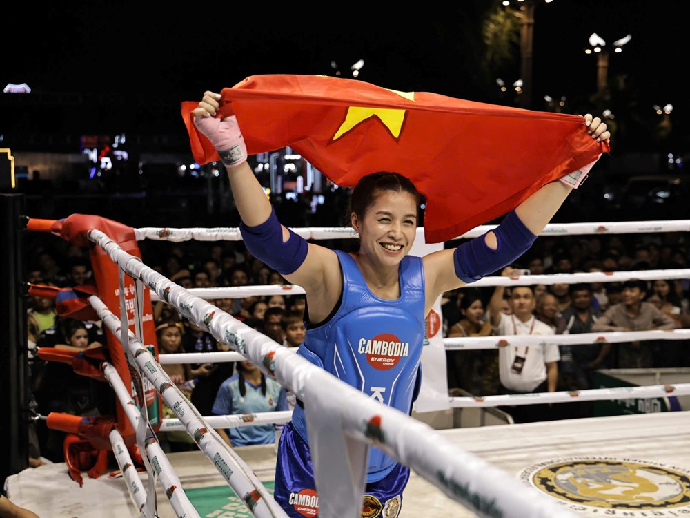 Bùng nổ tại Sihanoukville: Việt Nam giành 4 HCV Kun Khmer thế giới - ảnh 1