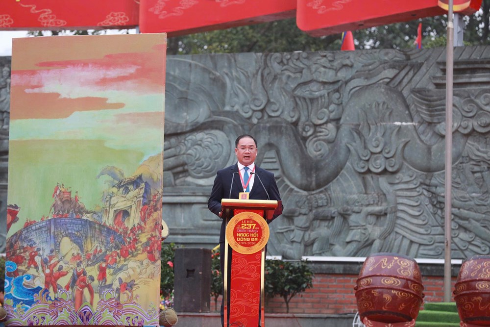 Những hình ảnh hào hùng tại Lễ hội kỷ niệm 237 năm Chiến thắng Ngọc Hồi - Đống Đa - ảnh 8