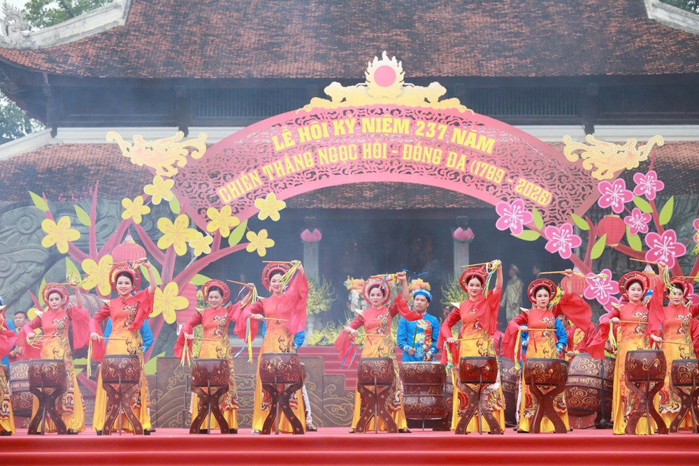 Những hình ảnh hào hùng tại Lễ hội kỷ niệm 237 năm Chiến thắng Ngọc Hồi - Đống Đa - ảnh 11