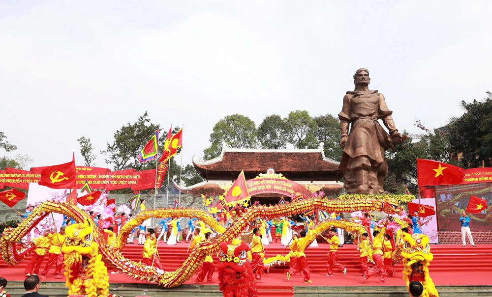 Những hình ảnh hào hùng tại Lễ hội kỷ niệm 237 năm Chiến thắng Ngọc Hồi - Đống Đa - ảnh 16