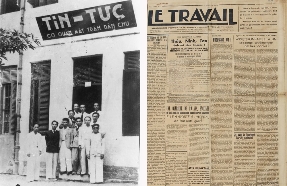 Báo Tin tức - Cơ quan của Mặt trận dân chủ ra số đầu tiên - ảnh 1