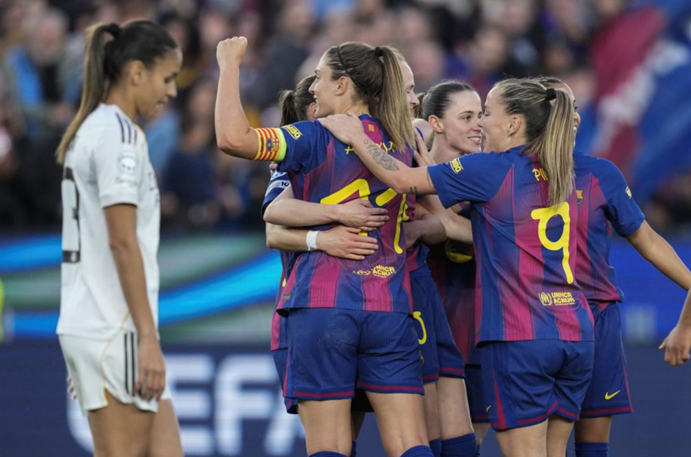 Tứ kết Champions League nữ: Barcelona vùi dập kình địch Real Madrid 6-0 - ảnh 1