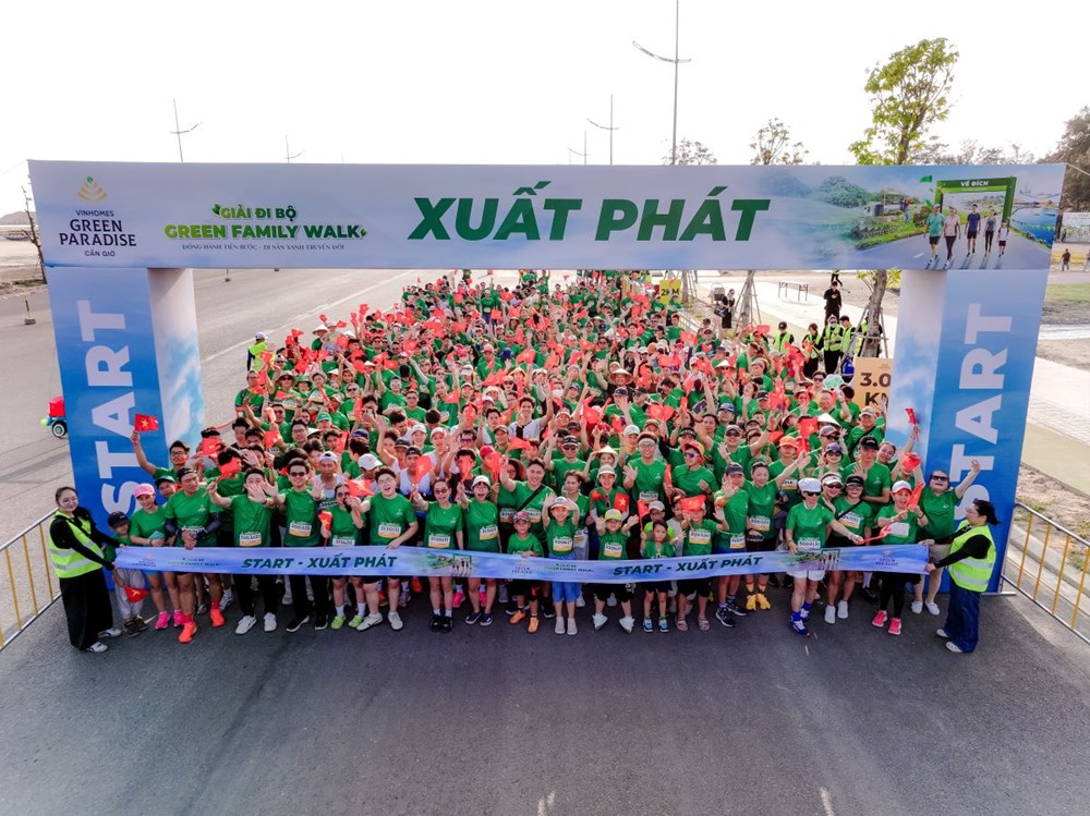 Hơn 1.000 người “nhuộm xanh” Cần Giờ, săn cơ hội sở hữu Vinhomes Green Paradise - ảnh 1