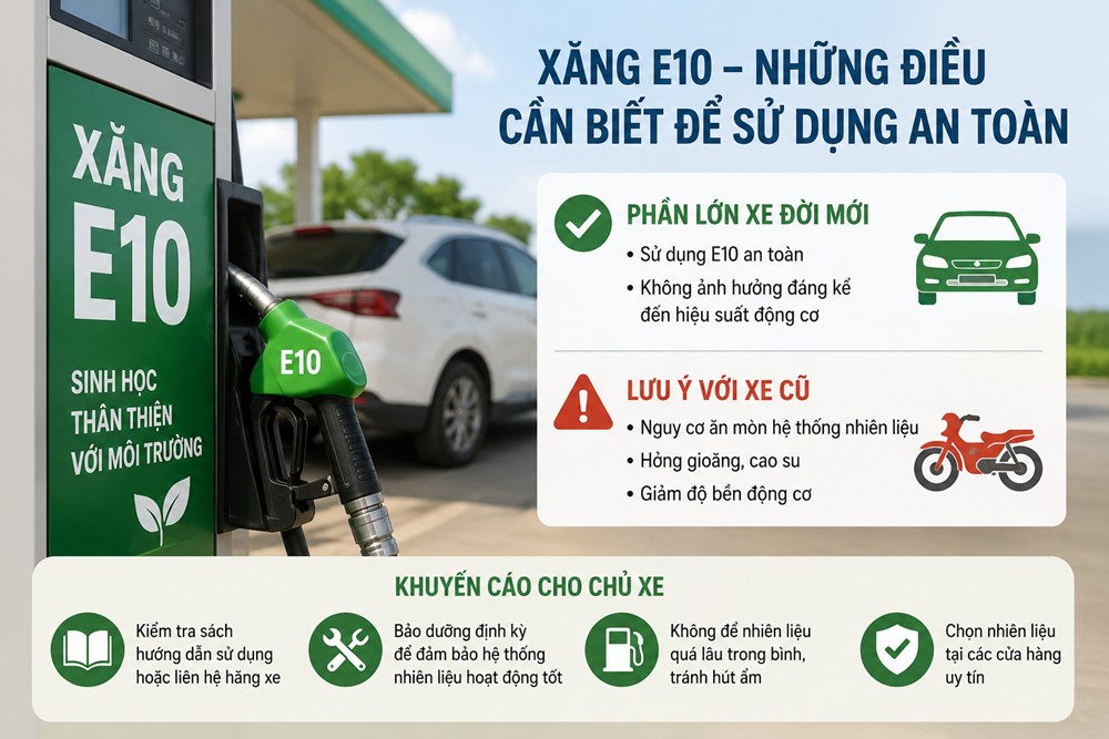 Xăng E10 sắp bán đại trà: Xe nào đổ được, xe nào dễ “dính” rủi ro? - ảnh 2