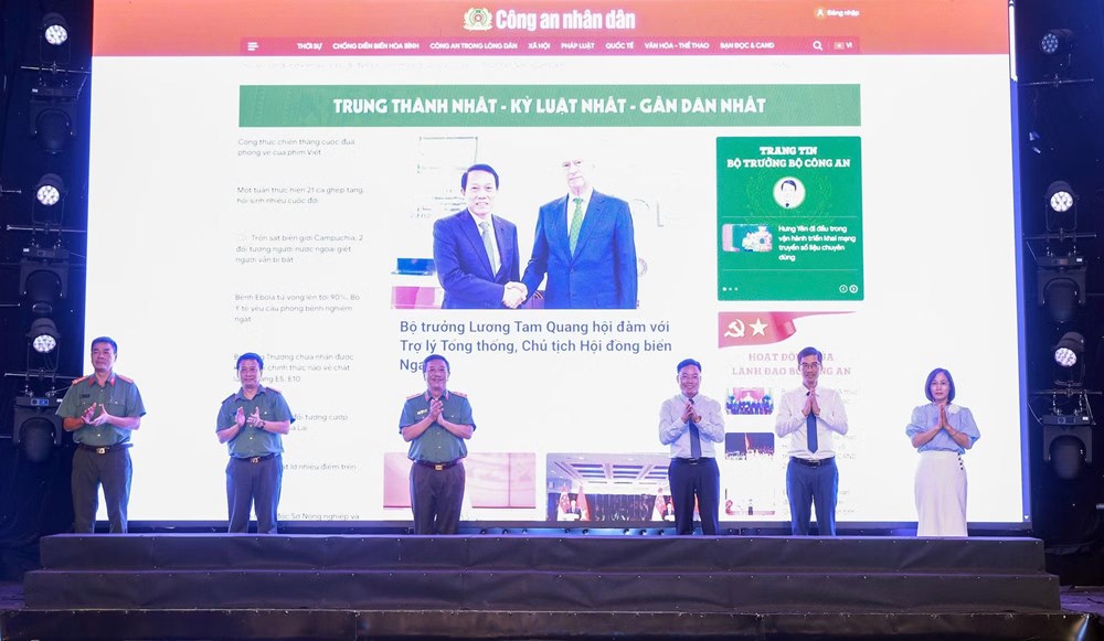 Báo Công an nhân dân ra mắt hệ thống quản trị toà soạn điện tử và giao diện mới - ảnh 5