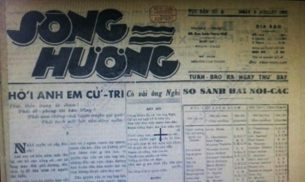Tờ báo Sông Hương tục bản ra số đầu tiên ở Huế - ảnh 1