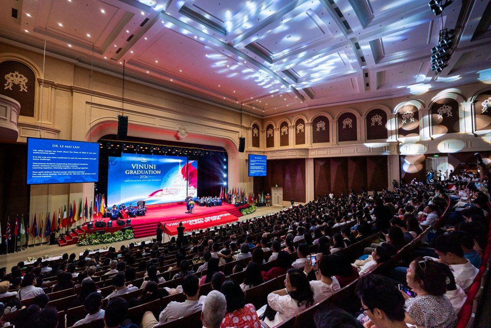 Lễ tốt nghiệp VinUni 2026: Bản phác thảo mô hình đại học của tương lai - ảnh 1