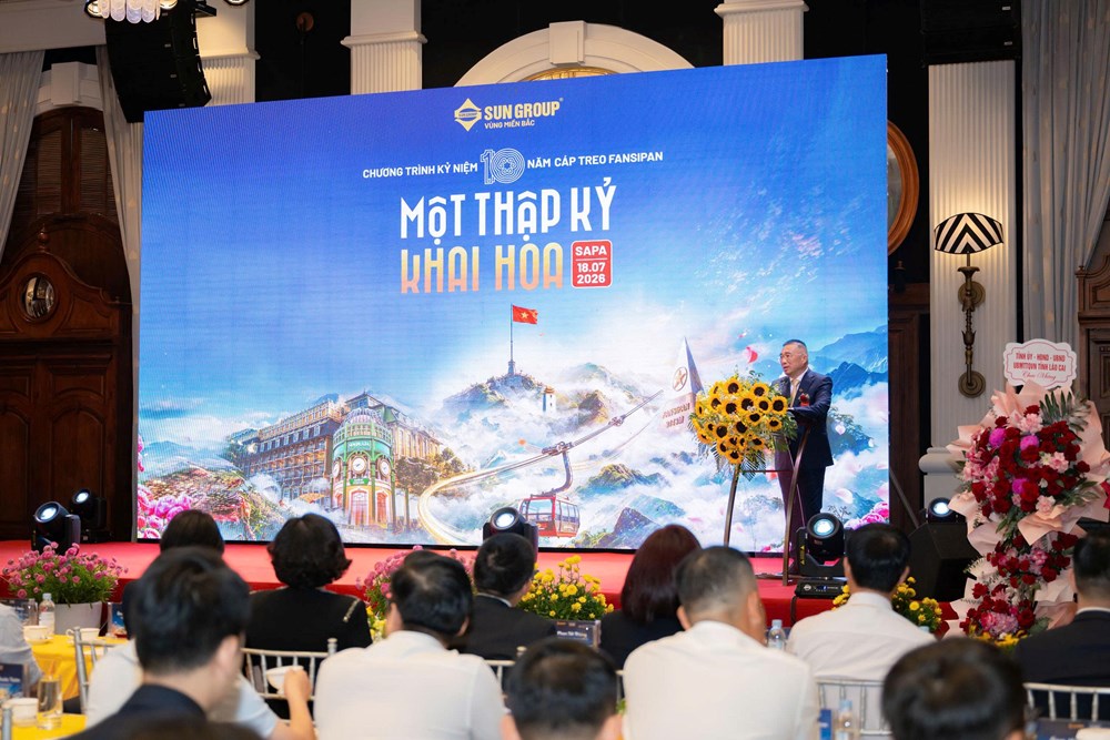 Sun Group kỷ niệm 10 năm vận hành cáp treo Fansipan  - ảnh 3