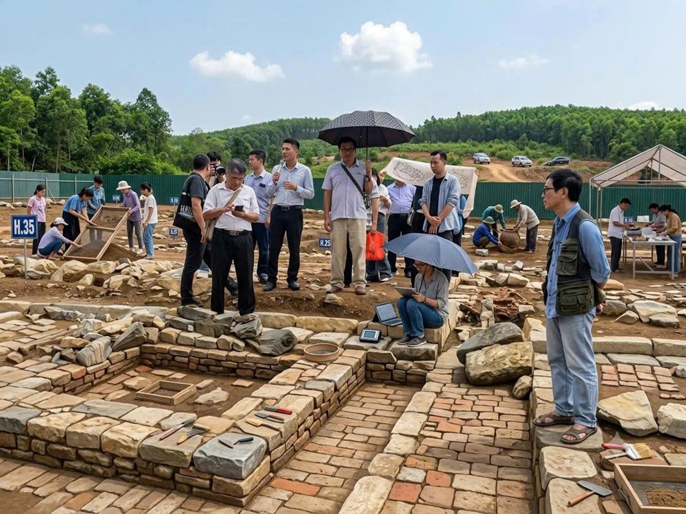Xuất lộ không gian Trai Cung trong Thành nhà Hồ? - ảnh 1
