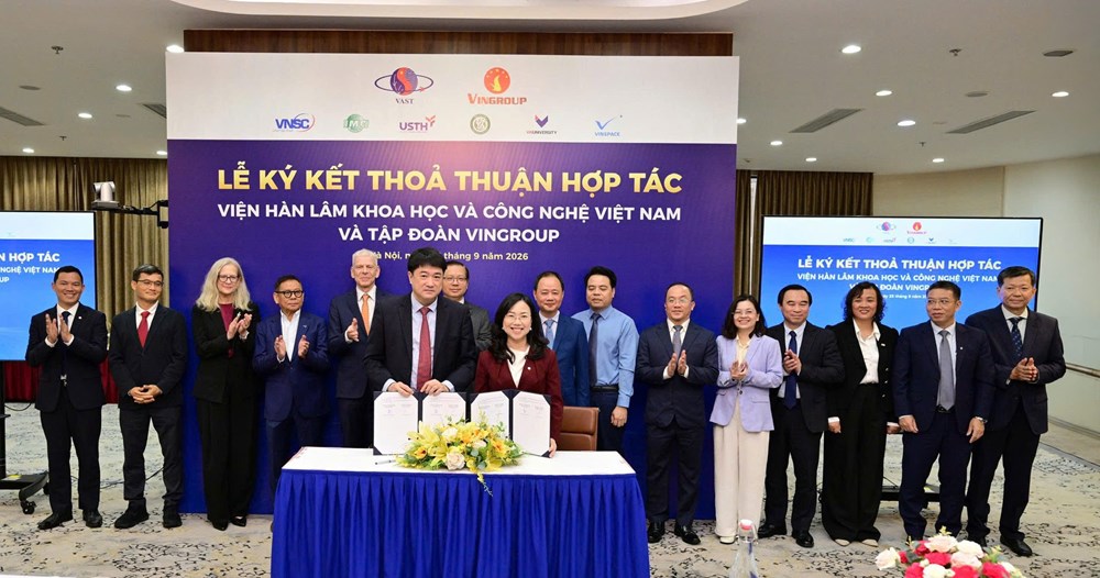 Vingroup và Viện Hàn lâm Khoa học và Công nghệ Việt Nam hợp tác phát triển công nghệ mũi nhọn - ảnh 1