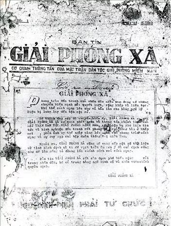 Thông tấn xã Giải phóng phát bản tin đầu tiên (1960) - ảnh 1