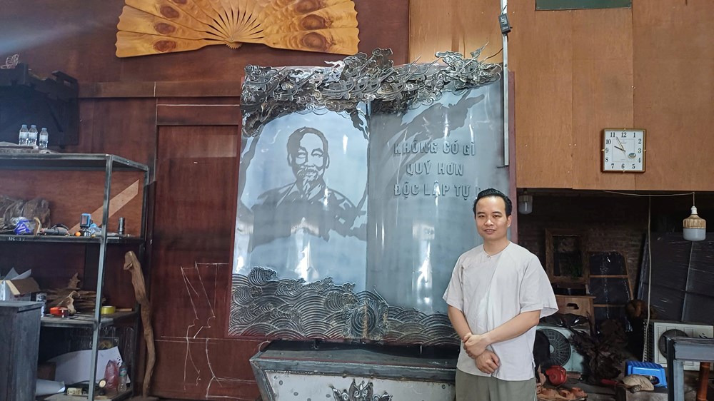Trang sử vàng- tái hiện lịch sử bằng nghệ thuật đương đại - ảnh 2