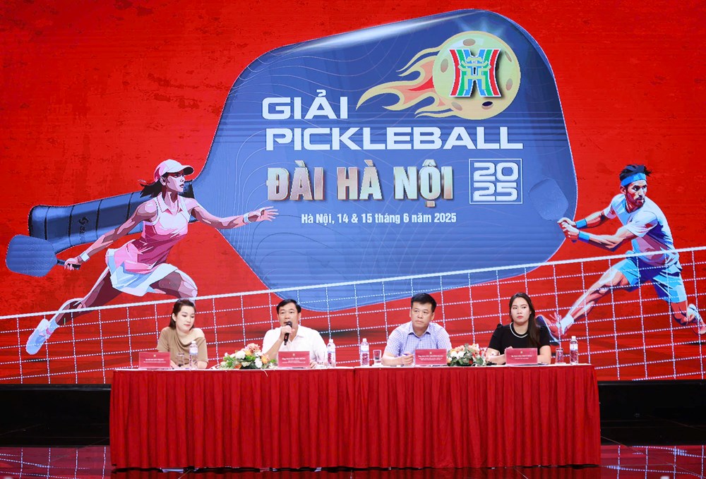 Giải thưởng Giải Pickleball Đài Hà Nội 2025 giá trị gần 500 triệu đồng - ảnh 1
